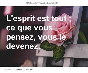 Citations Proverbe bouddhiste