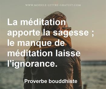 Citation de Proverbe bouddhiste