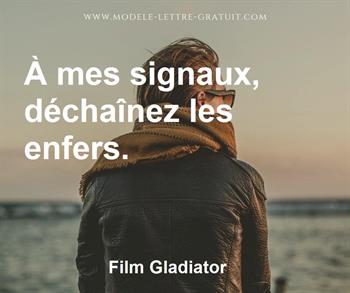 Citation de Film Gladiator