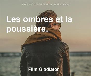 Citation de Film Gladiator
