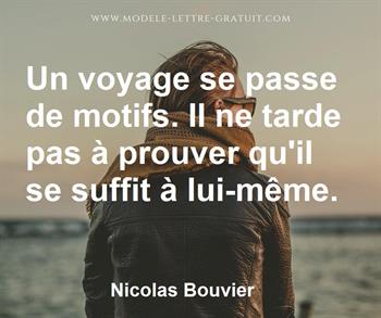 Citation de Nicolas Bouvier