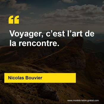 Citation Nicolas Bouvier