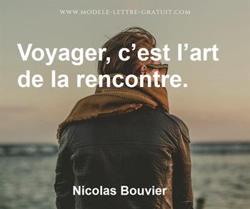 Citation de Nicolas Bouvier