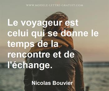 Citation de Nicolas Bouvier