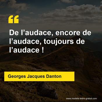 Citation Georges Jacques Danton