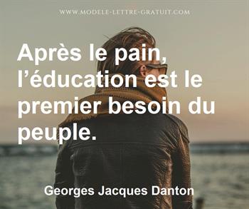 Citation de Georges Jacques Danton