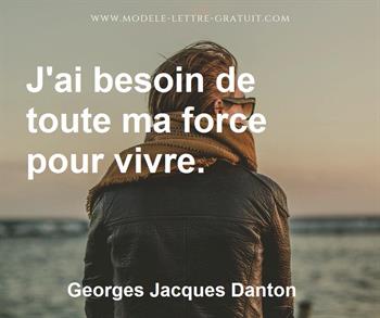 Citation de Georges Jacques Danton