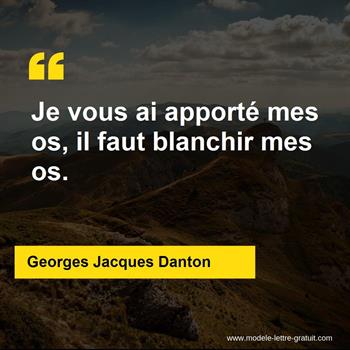 Citation Georges Jacques Danton