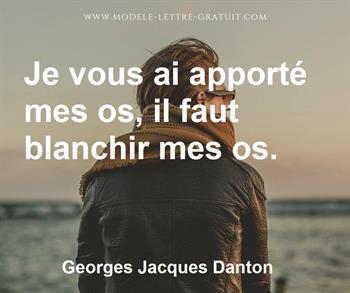 Citation de Georges Jacques Danton