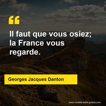 Citation Georges Jacques Danton