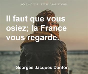 Citation de Georges Jacques Danton