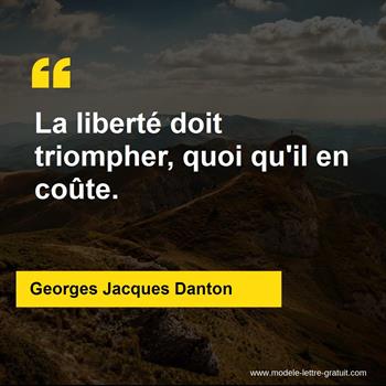 Citation Georges Jacques Danton