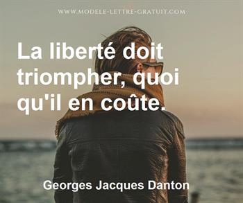 Citation de Georges Jacques Danton