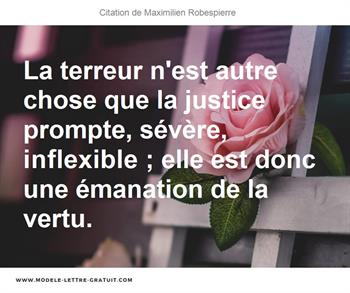 Citations Maximilien Robespierre