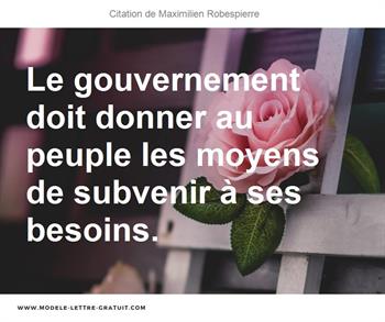 Citations Maximilien Robespierre