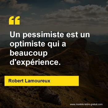 Citation Robert Lamoureux