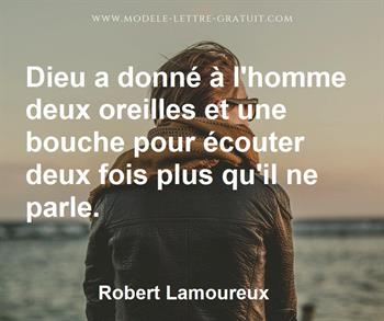 Citation de Robert Lamoureux