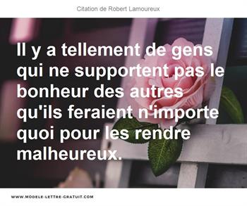Citations Robert Lamoureux