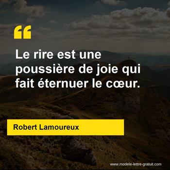 Citation Robert Lamoureux