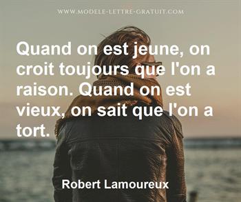 Citation de Robert Lamoureux