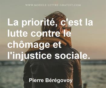 Citation de Pierre Bérégovoy