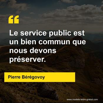 Citation Pierre Bérégovoy