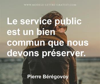 Citation de Pierre Bérégovoy