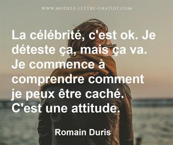 Citation de Romain Duris