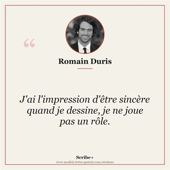 Citation Romain Duris
