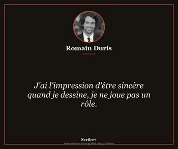 Citation de Romain Duris
