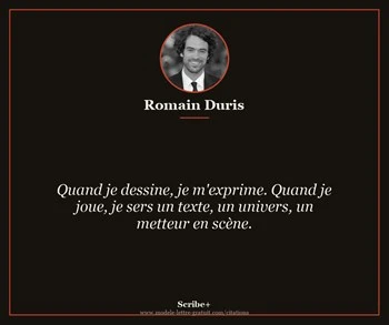 Citation de Romain Duris