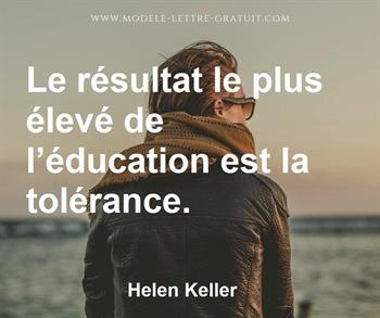 Citation de Helen Keller