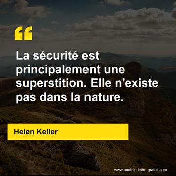Citation Helen Keller
