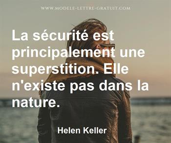 Citation de Helen Keller