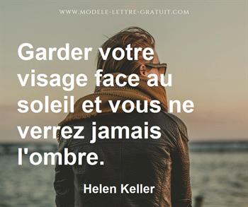 Citation de Helen Keller