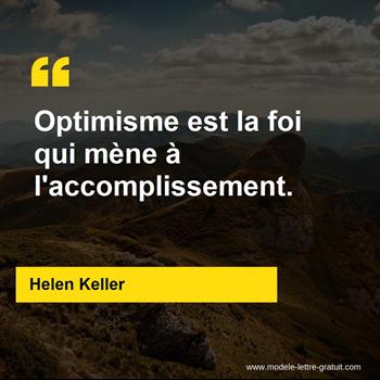 Citation Helen Keller