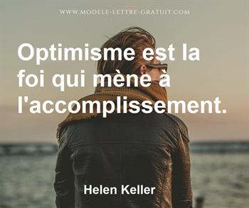 Citation de Helen Keller