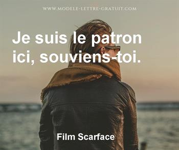 Citation de Film Scarface