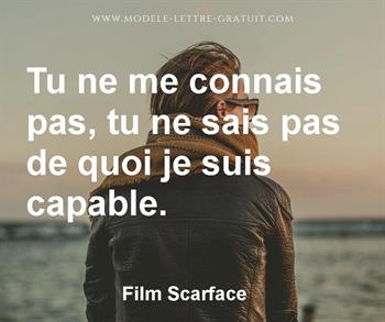 Citation de Film Scarface