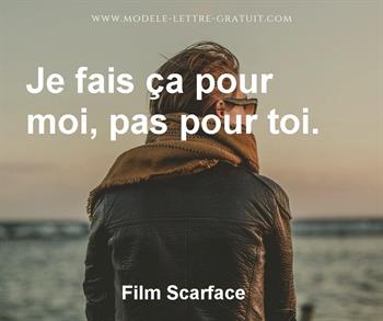 Citation de Film Scarface