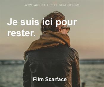 Citation de Film Scarface
