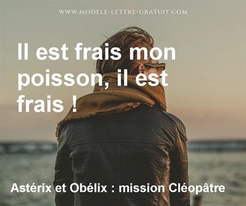 Citation de Astérix et Obélix : mission Cléopâtre