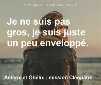 Citation de Astérix et Obélix : mission Cléopâtre