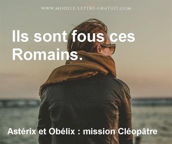 Citation de Astérix et Obélix : mission Cléopâtre