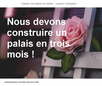 Citations Astérix et Obélix : mission Cléopâtre