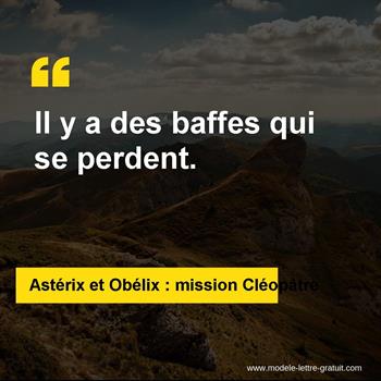 Citation Astérix et Obélix : mission Cléopâtre