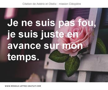 Citations Astérix et Obélix : mission Cléopâtre