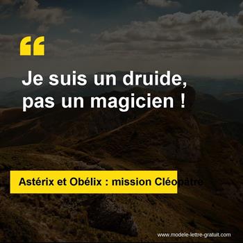 Citation Astérix et Obélix : mission Cléopâtre