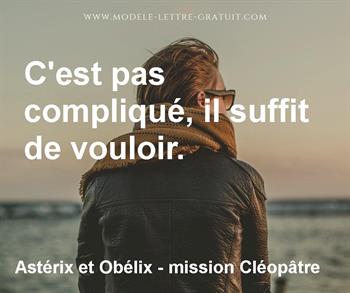 Citation de Astérix et Obélix - mission Cléopâtre