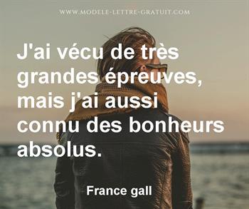 Citation de France gall